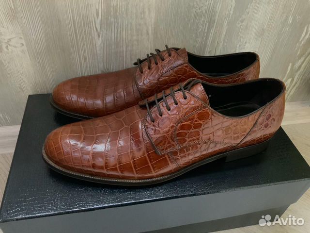 Новые Туфли Dolce&Gabbana из кожи крокодила оригин Новые Туфли Dolce&Gabbana из кожи крокодила оригин