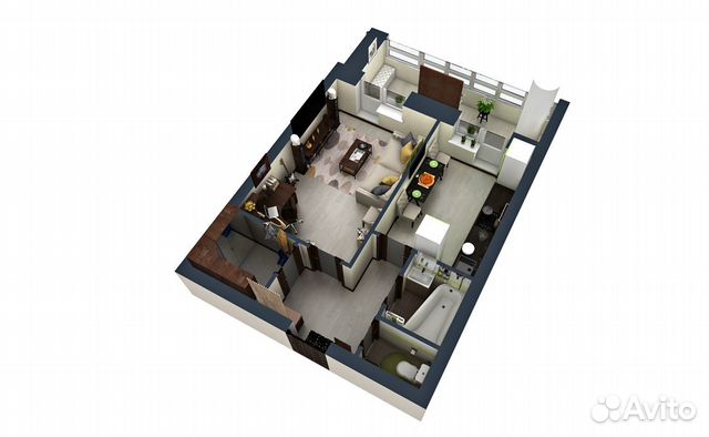 1-к квартира, 41.8 м², 4/10 эт.