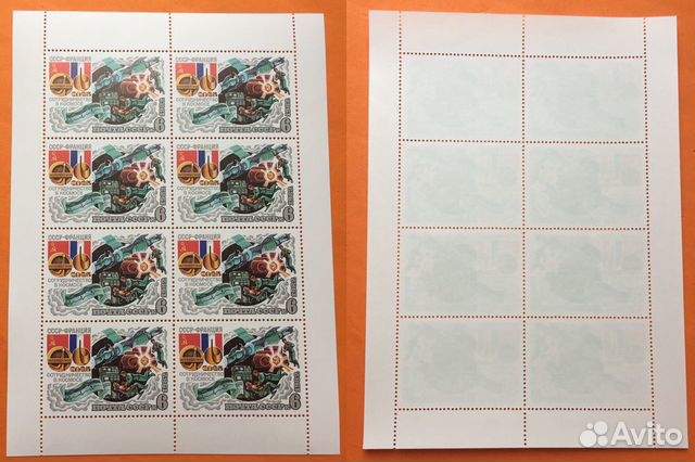 СССР марки, малые листы космос идр, нечастые MNH