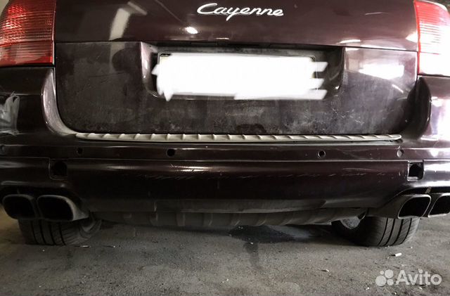 Бампер задний в сборе Porsche Cayenne 03-10 бардо