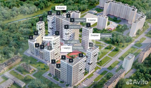1-к квартира, 38 м², 6/22 эт. 1-к квартира, 38 м², 6/22 эт.