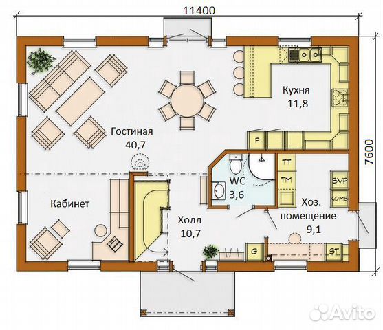 Каркасный дом 41. Строительство домов и бань Каркасный дом 41. Строительство домов и бань