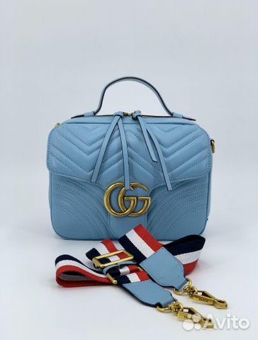 Новая женская сумка мессенджер кожа Gucci черная Новая женская сумка мессенджер кожа Gucci черная