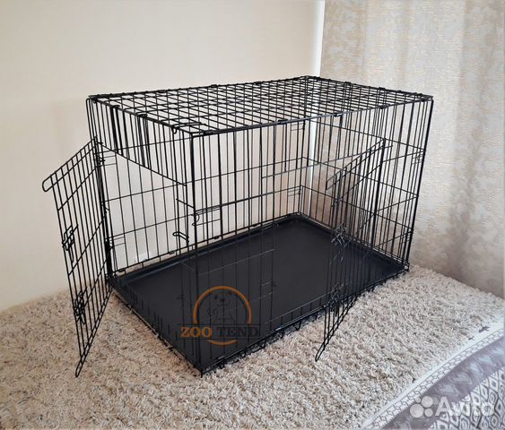 Клетка для собак №6, 120х78х83 см с пласт.поддоном
