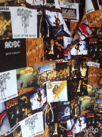 Рубашка AC/DC оригинал Рубашка AC/DC оригинал