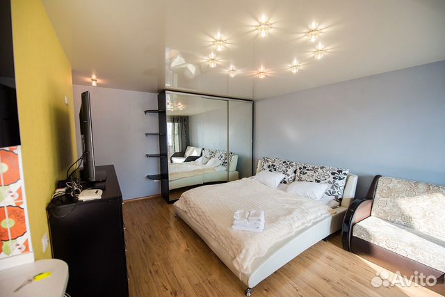 

1-к. квартира, 34 м², 2 кровати