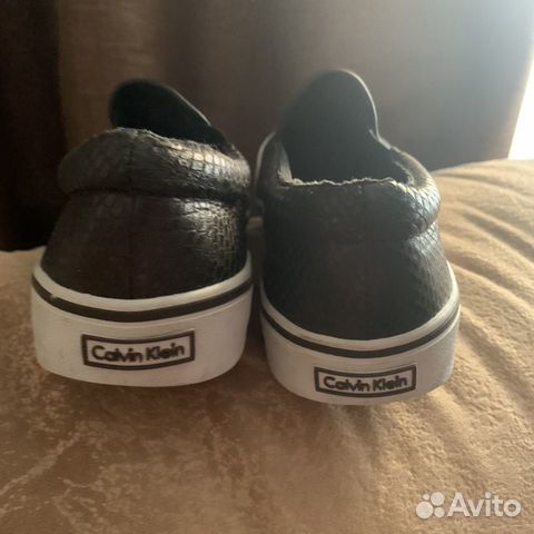 Слипоны Calvin Klein кожаные Слипоны Calvin Klein кожаные