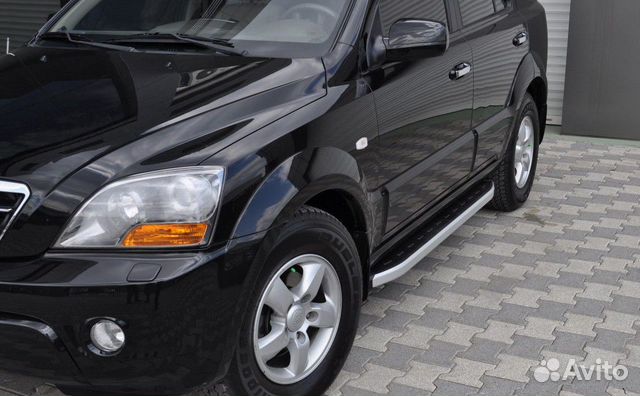 Пороги подножки Kia Sorento