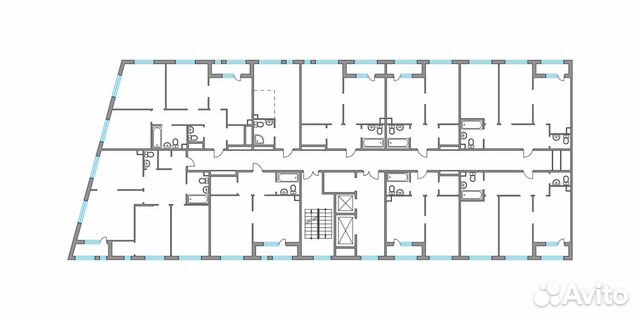 1-к квартира, 45.5 м², 12/26 эт.