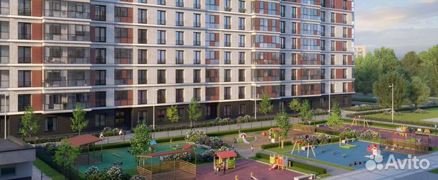 1-к квартира, 44.1 м², 6/8 эт.