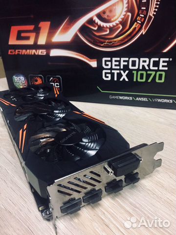 Видеокарта Gigabyte GTX 1070 8G Видеокарта Gigabyte GTX 1070 8G