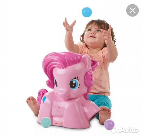 Пони пинки пай с мячиками playskool (my little pon