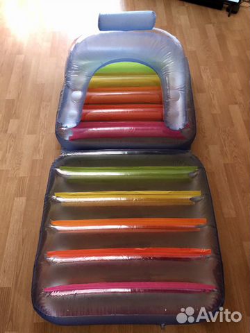 Надувной матрас-кресло intex