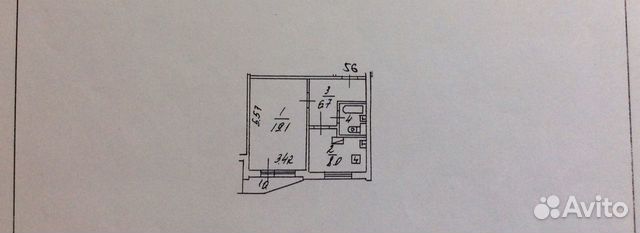 1-к квартира, 37 м², 5/9 эт. 1-к квартира, 37 м², 5/9 эт.