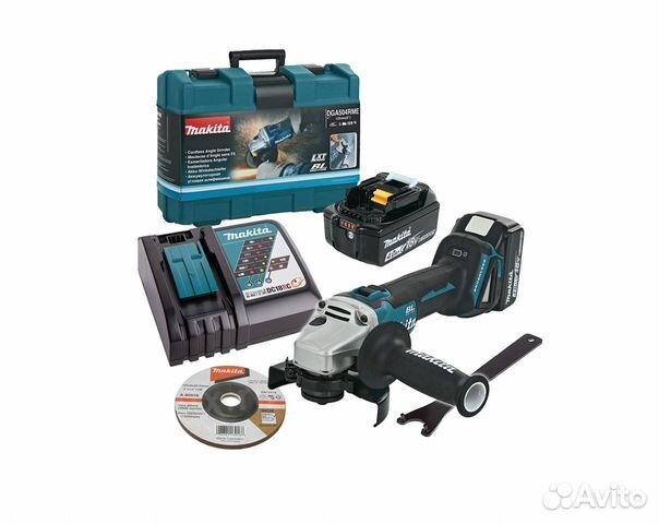 Аренда аккумуляторной болгарки Makita, 125 мм