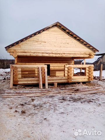 Сруб бани-дома Сруб бани-дома