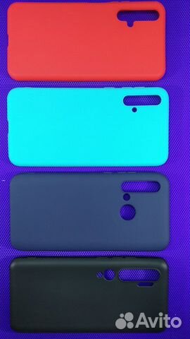 Силиконовый чехол-накладка матовый цветной