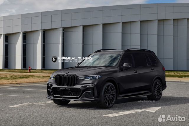 Спойлер Bmw X7 G07 Imperial черный глянец