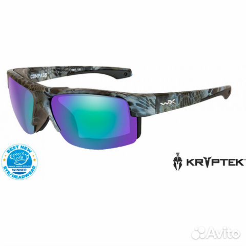 Тактический очки Wiley X compass POL emerald mirro