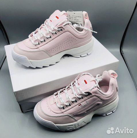 fila pink and white