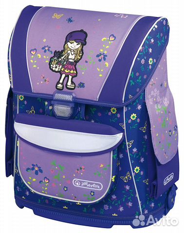 Ранец Herlitz Midi Garden Girl без наполнения Ранец Herlitz Midi Garden Girl без наполнения
