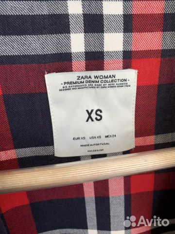 Клетчатая рубашка Zara Клетчатая рубашка Zara