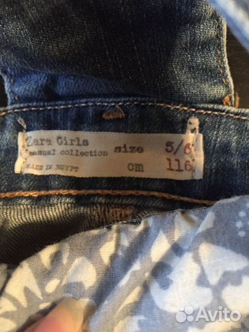 Джинсовый комбинезон Zara