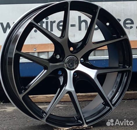 Диски реплика HRE R19 цвет черный с полировкой Диски реплика HRE R19 цвет черный с полировкой