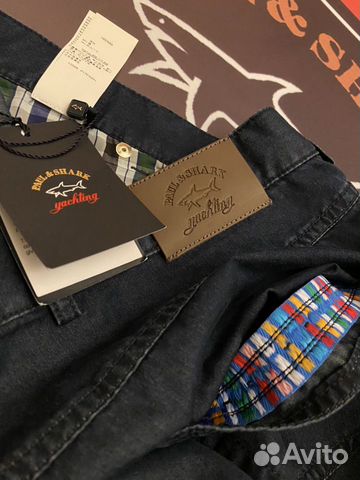 Paul&shark Blue Denim Джинсы Летние р.58