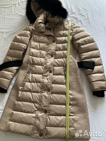 Пуховик удлиненный с поясом Burberry Пуховик удлиненный с поясом Burberry