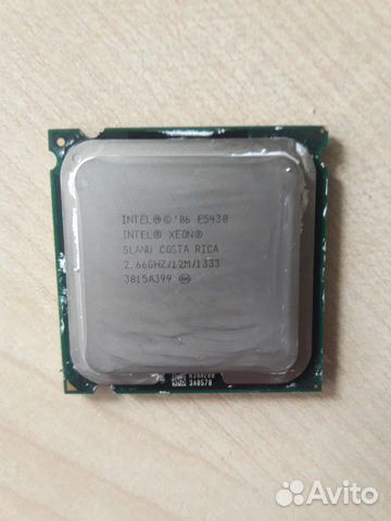 Четырёхядерный процессор Intel xeon e5430