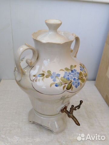 Самовар форфоровый