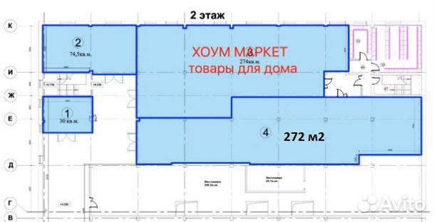 Торговое помещение, 272 м²
