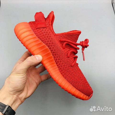 Кроссовки Adidas Yeezy Boost 350 V2 Red Красные Кроссовки Adidas Yeezy Boost 350 V2 Red Красные