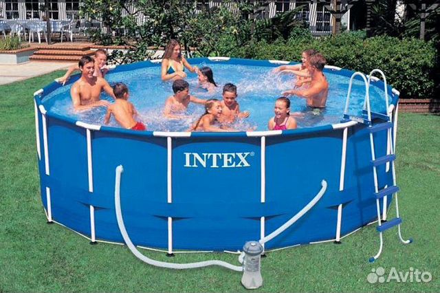 Бассейн каркасный intex 457х122 см Бассейн каркасный intex 457х122 см