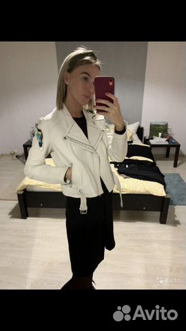 Куртка кожаная Maje оригинал вышивка Куртка кожаная Maje оригинал вышивка