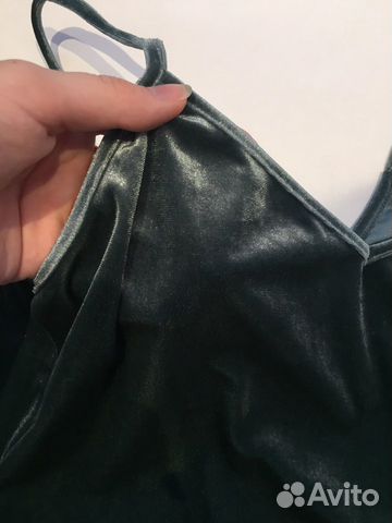 Бархатная майка Bershka Бархатная майка Bershka