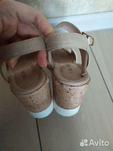 Босоножки размер 35 бежевые