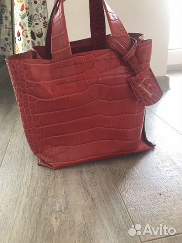 Сумка Furla кожаная красная Сумка Furla кожаная красная