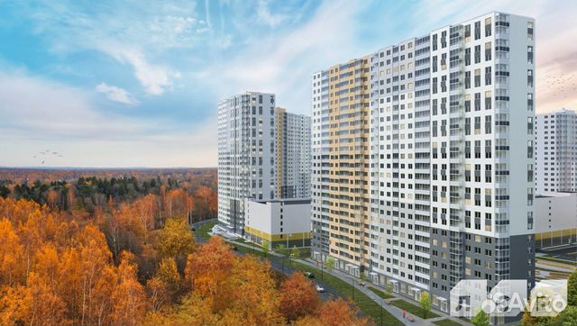 1-к квартира, 36.3 м², 3/25 эт.