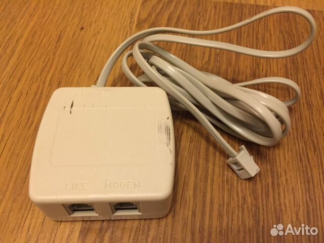 Сплиттер adsl с кабелем 1,8м