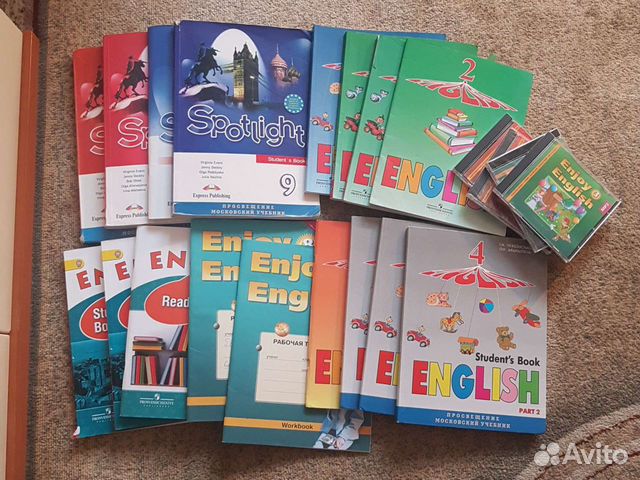 Учебники английского языка - 3,4,8,9,10,11 класс