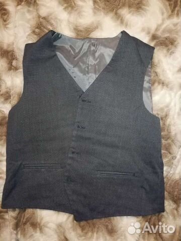 Жилетка школьная серая