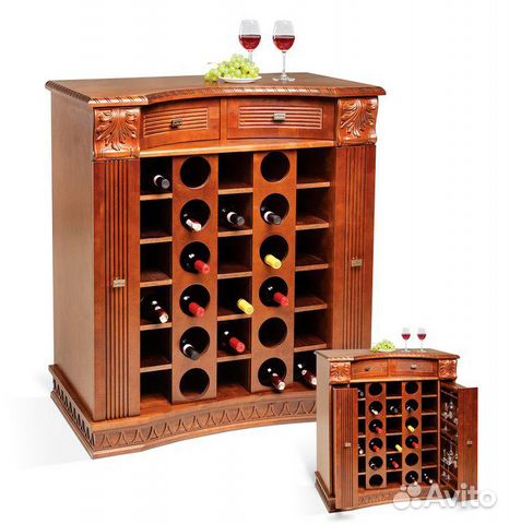Тумба винная из дерева