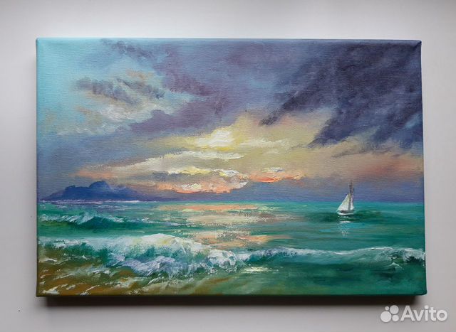 Картины маслом. Ручная работа. Море