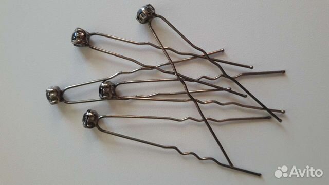 Шпильки со стразами