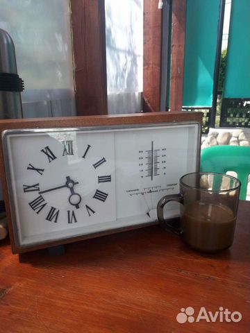 Часы термометр барометр