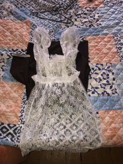 Платье с фартуком