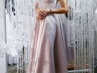 Вечернее нежно-розовое платье AVE, длина миди