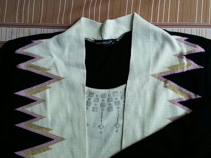 Жакет шерстяной с ложной блузкой, бренд